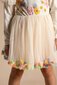 Rock Your Kid Floral Bunny Pom Pom LS Circus Dress