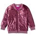 Minti Velvet Bomber Jacket - Rose