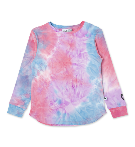 Minti Sundae Tie Dye LS Tee - Multi