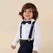 Designer Kidz Toby Linen Bow Tie - Navy