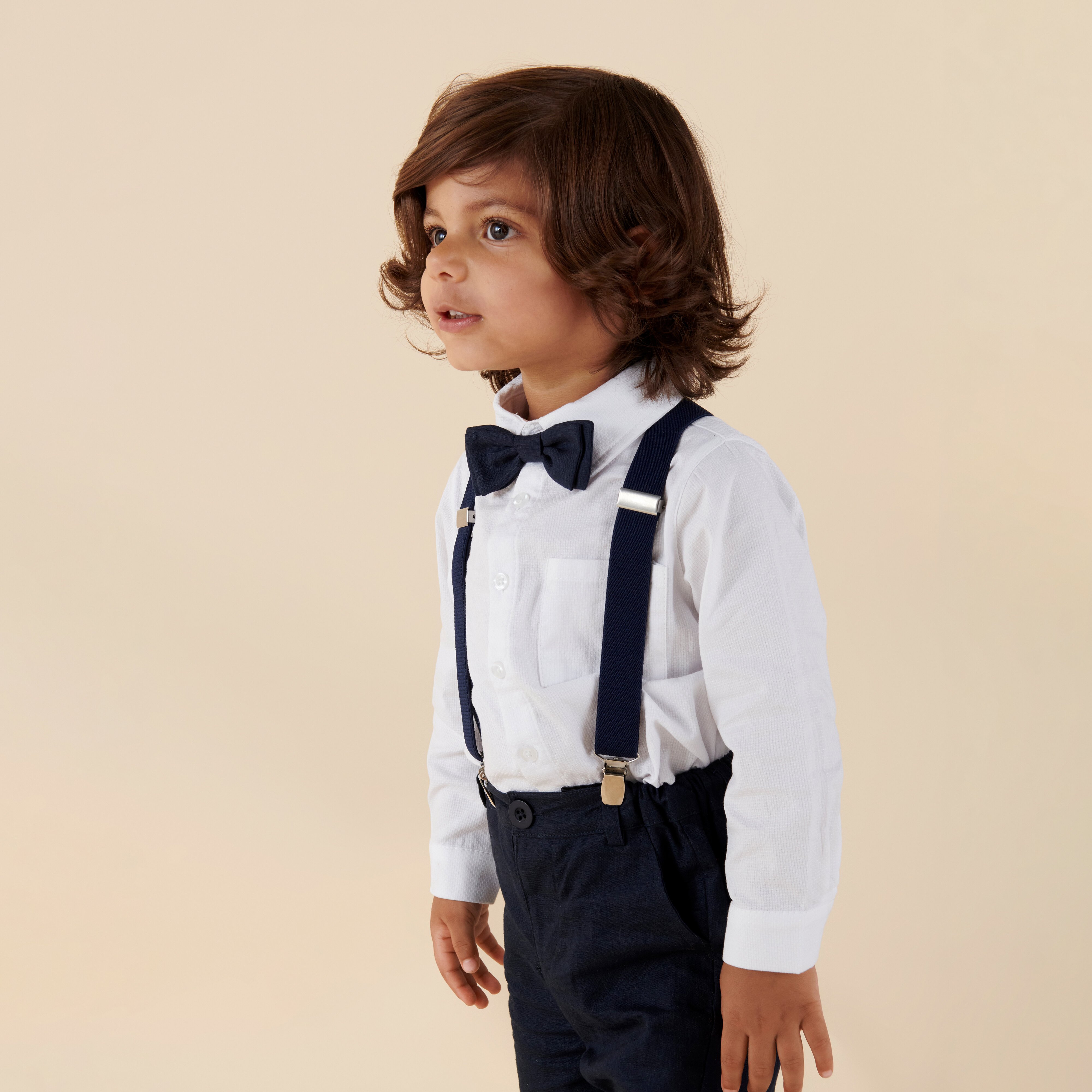 Designer Kidz Toby Linen Bow Tie - Navy - CLOTHING-BOY-Boys Special ...