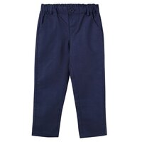 Buyless Fashion Boys Husky Straight Fit Cotton-Poly American Classic Long  Pants - 21S21-BLK-4 