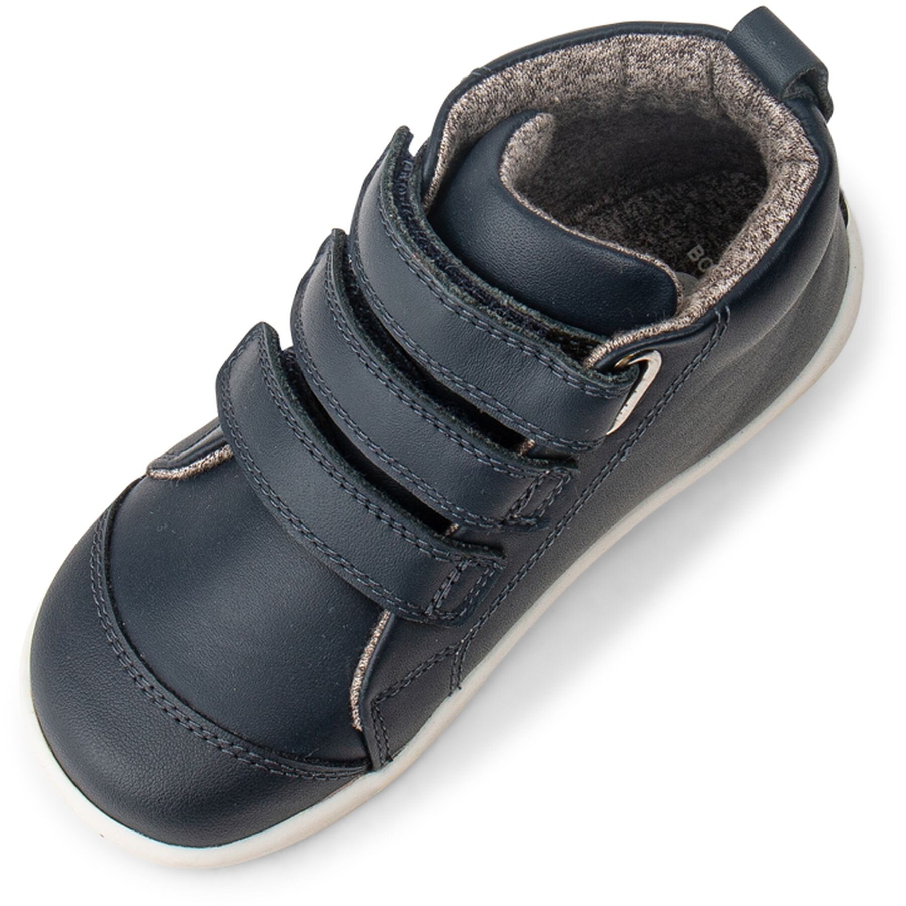 Bobux I Walk Hi Court Boot Navy SALE END OF SEASON SALE Kids Clothing NZ Shop Online Kid Republic W23 BOBUX