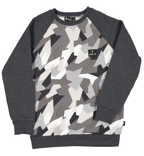 Radicool Dude Camouflage Raglan Crew