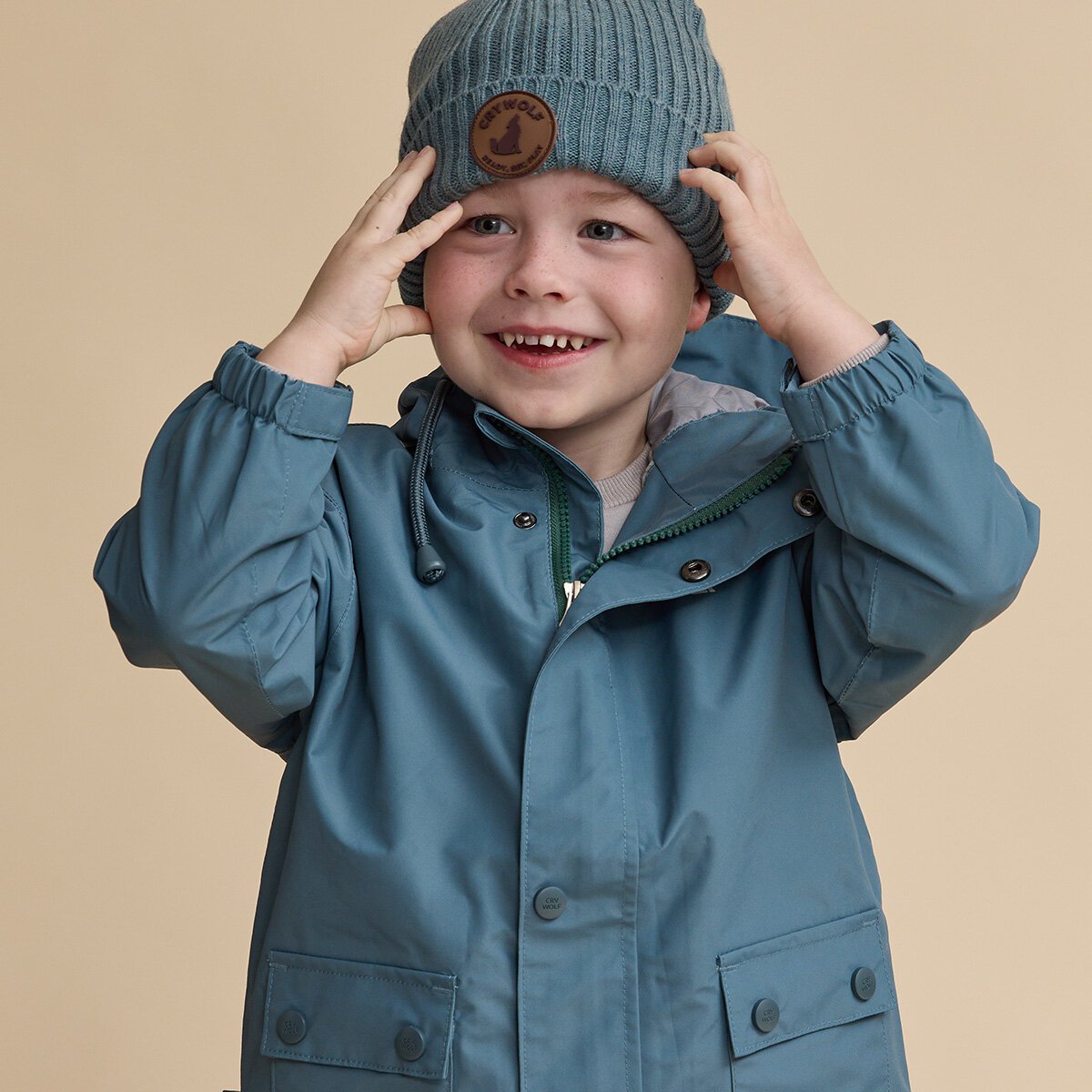 Crywolf Magic Jacket Blue Alps CLOTHING RAINWEAR Kids Clothing NZ Shop Online Kid Republic W23 Cry Wolf D3