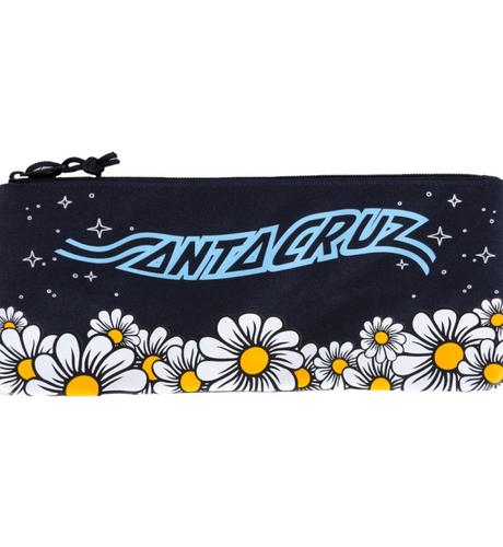 Santa Cruz Daisy Strip Pencil Case - Navy