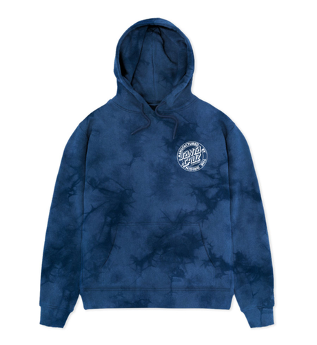 Santa Cruz Mfg Dot Hoody - Vintage Blue Tie Dye