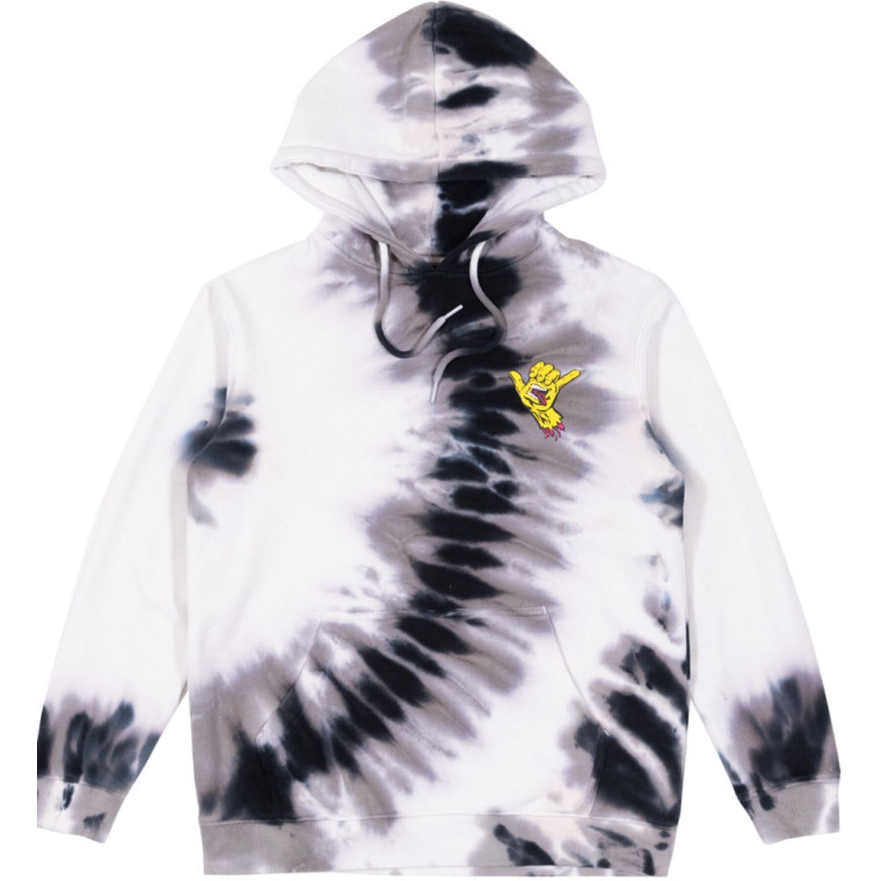 Black tie dye santa cruz hoodie sale