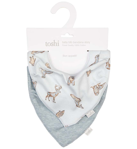 Toshi Baby Bandana Story 2pk - Arctic