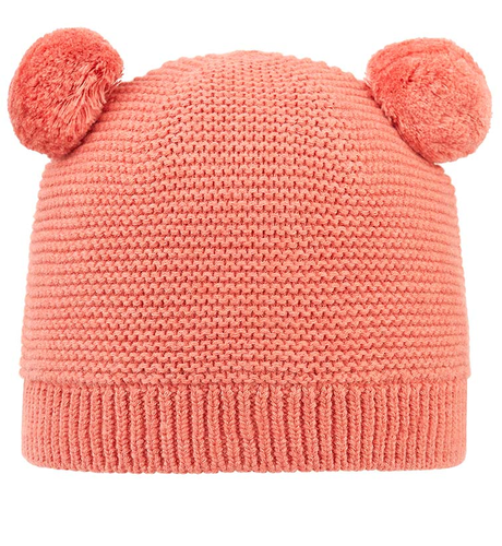 Toshi Organic Beanie Snowy - Coral