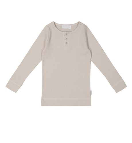 Jamie Kay Rib L/S Henley - Petal