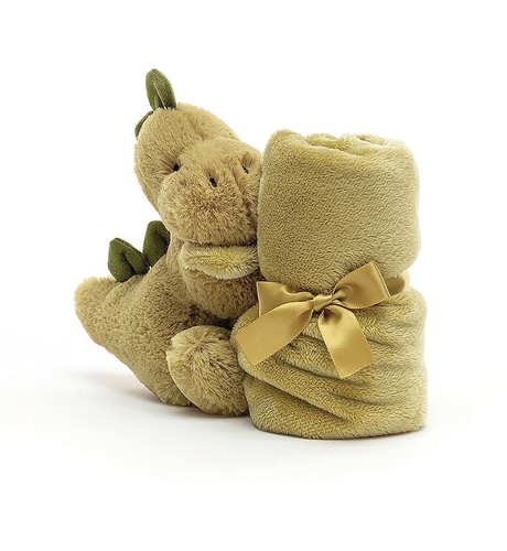 Jellycat Bashful Green Dino Soother