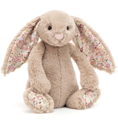 Jellycat Blossom Bea Beige Bunny Small PLAY Soft Toys Kids Clothing NZ Shop Online Kid Republic Jellycat