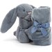 Jellycat Bashful Dusky Blue Bunny Soother