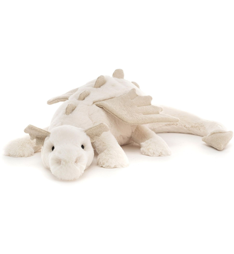 Jellycat White Snow Dragon - Medium