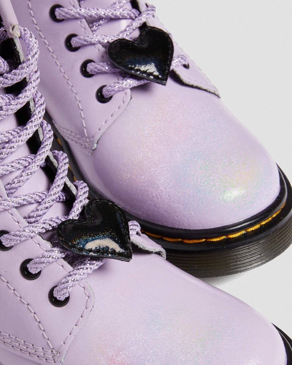 Dr Martens Junior 1460 Lace Boot Lilac Galaxy Shimmer FOOTWEAR Boots Kids Clothing NZ Shop Online Kid Republic Dr Martens