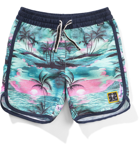 Munster Acidise Board Shorts - Ink