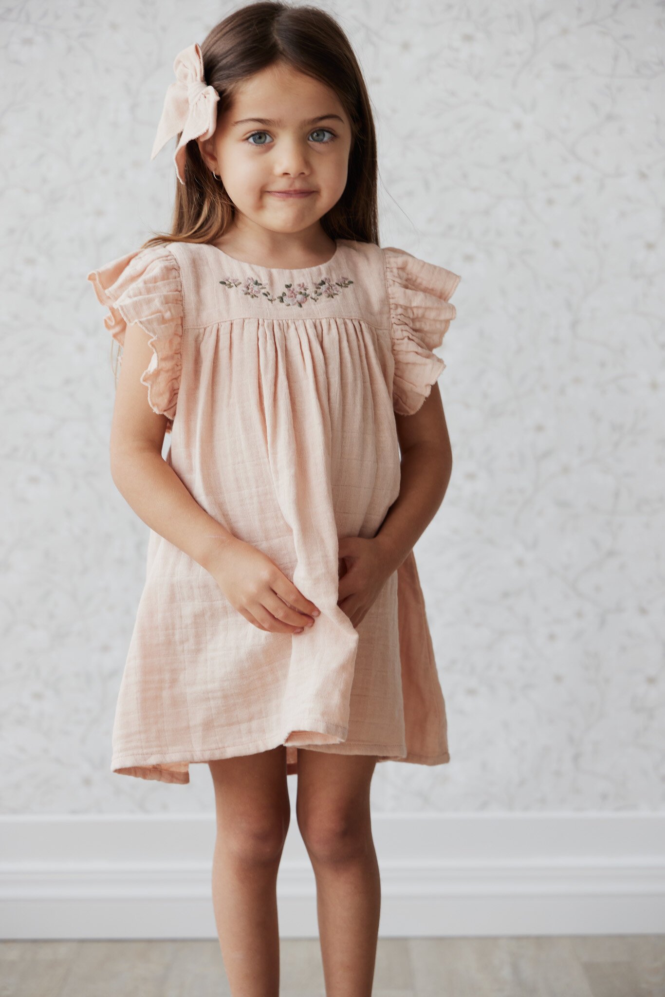 Jamie Kay Eleanor Dress - Dusky Rose - CLOTHING-GIRL-Girls Dresses ...