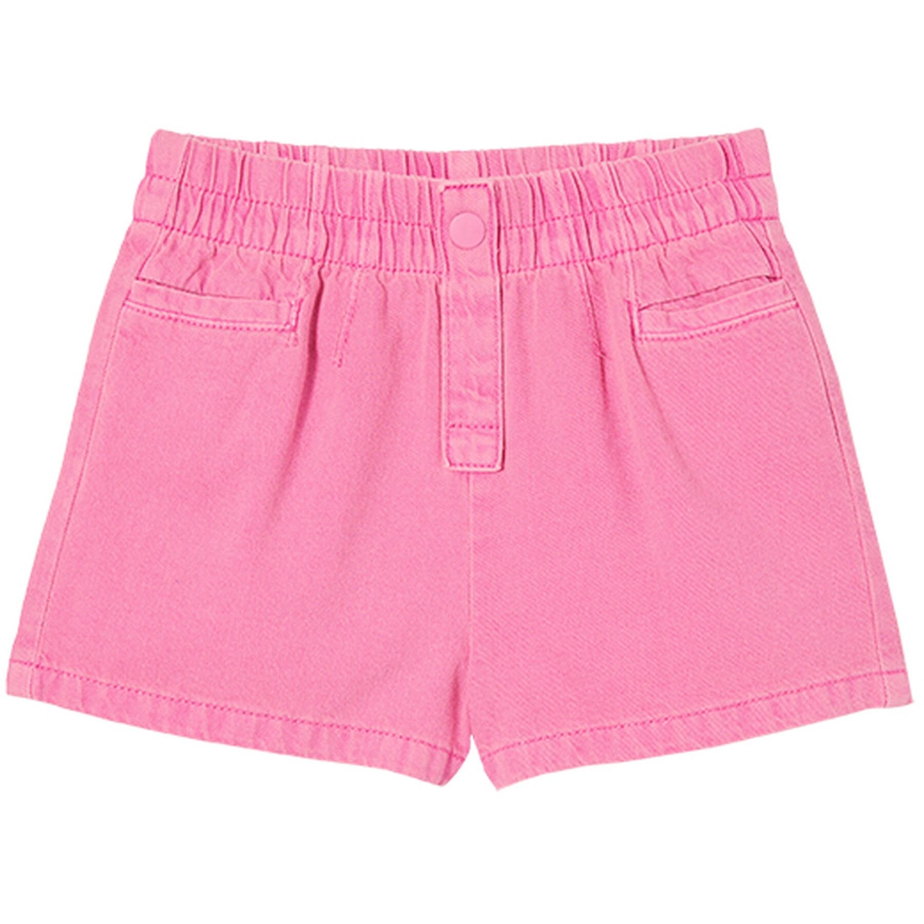 Milky Pink Denim Short - CLOTHING-GIRL-Girls Shorts : Kids Clothing NZ ...