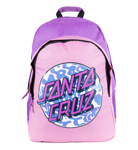 Santa Cruz Zebra Marble Dot Backpack - Orchid