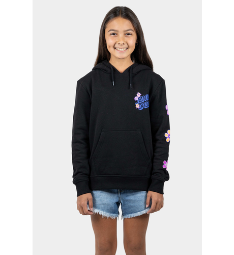 Santa Cruz Blooming Stack Hoody - Black - CLOTHING-GIRL-Girls Crews ...