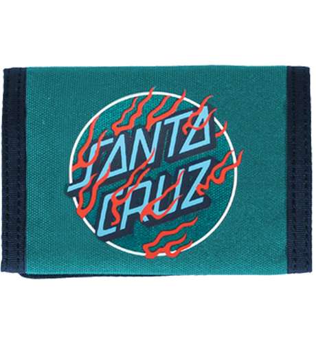 Santa Cruz Inferno Dot Wallet - Teal