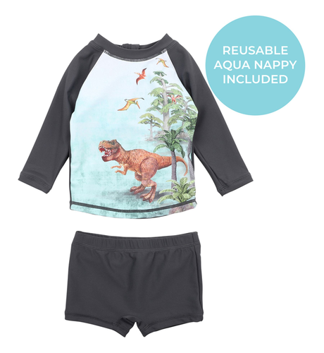Minihaha Rex 2Pc Swim Set - CLOTHING-BABY-Baby Swimwear : Kids Clothing ...