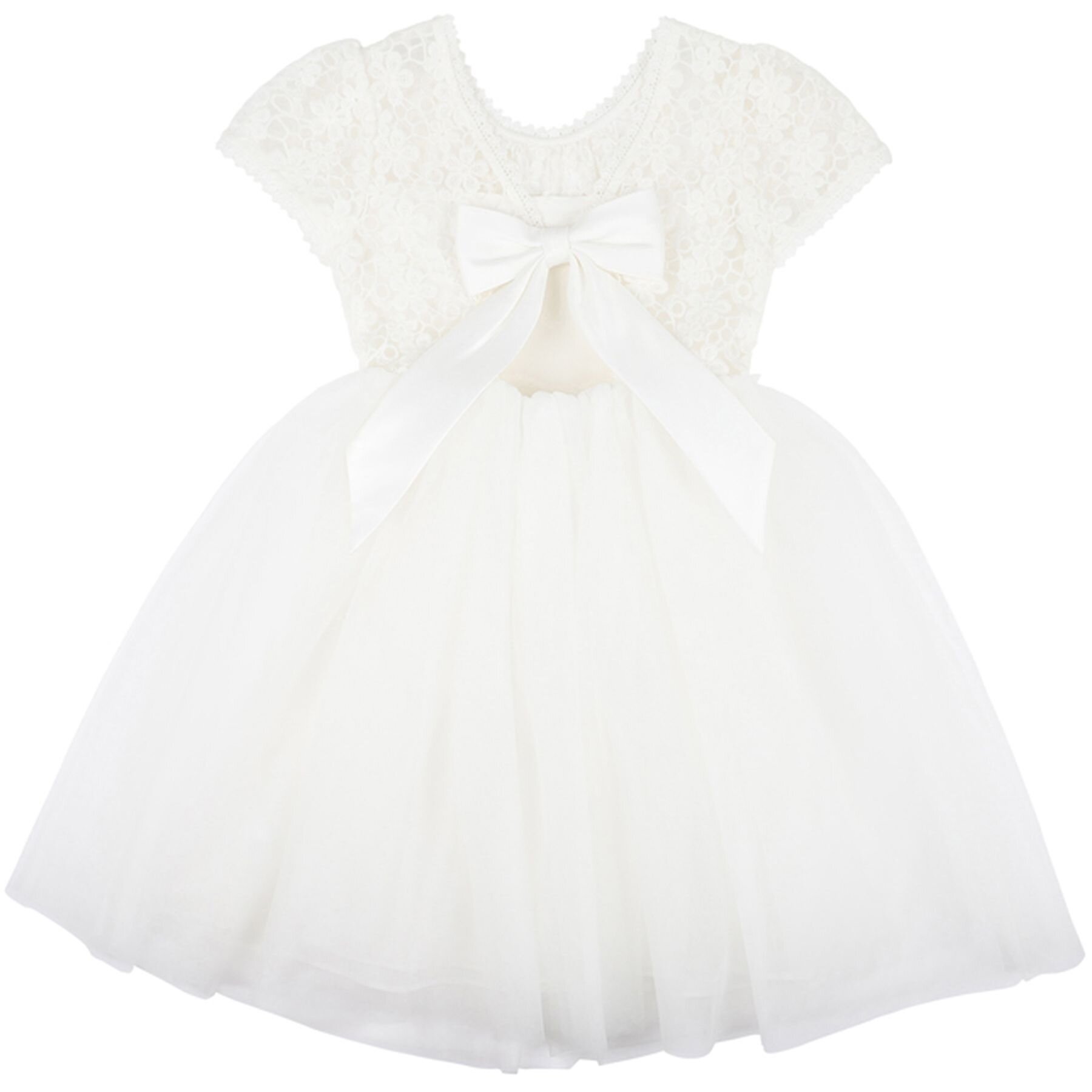 Bebe Lace Bodice W Back Bow Dress CLOTHING GIRL Girls Special Occasion Kids Clothing NZ Shop Online Kid Republic S23 24 Bebe D1 SUM23