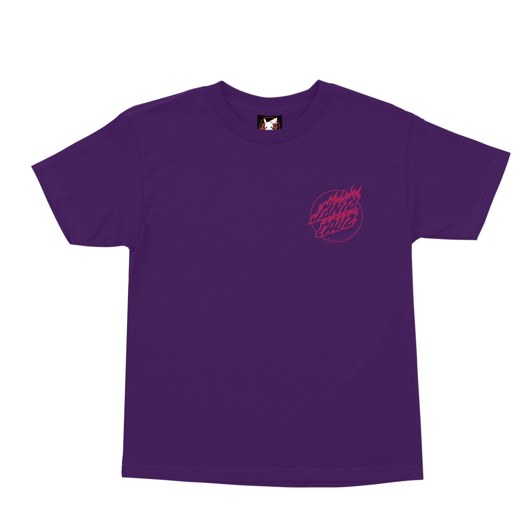 Santa Cruz Pokemon Fire Type 1 Tee Purple CLOTHING BOY Boys S