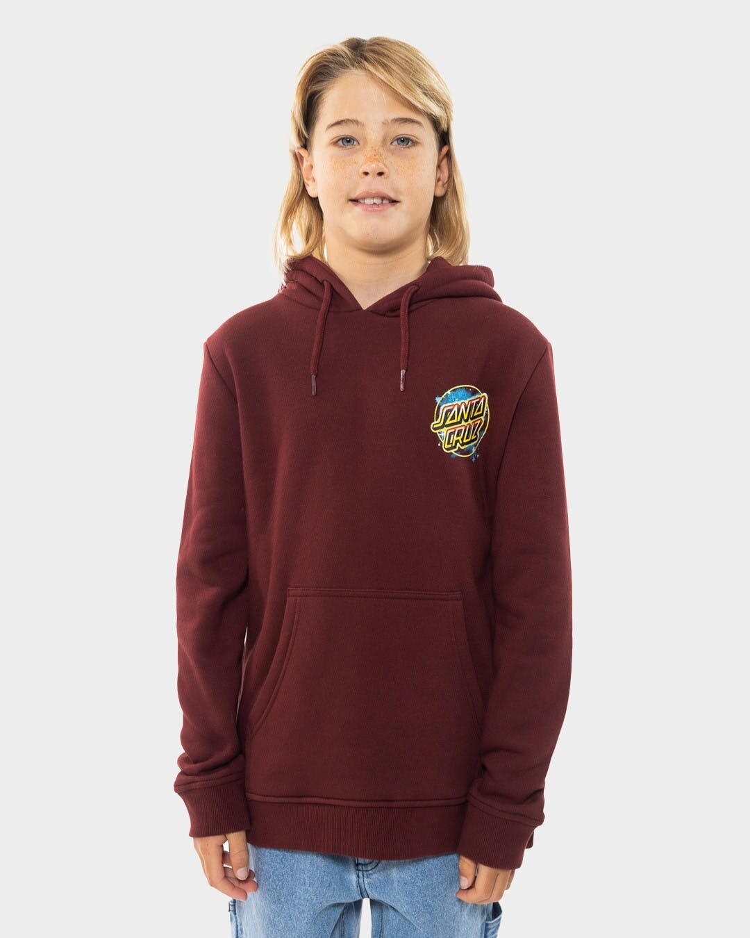 Santa Cruz Pokemon Pikachu Spray Dot Pullover Hoody Maroon