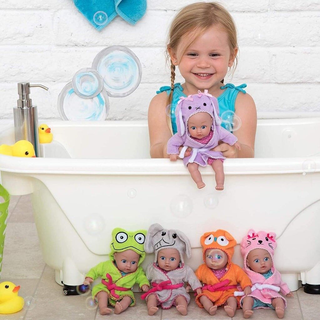 Bathtime Baby Tot Bunny Doll 21.6cm PLAY Bath Toys Kids Clothing NZ Shop Online Kid Republic Adora