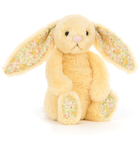 Jellycat Blossom Bashful Yellow Bunny Medium PLAY Soft Toys Kids Clothing NZ Shop Online Kid Republic Jellycat