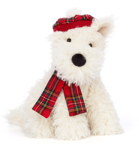 Jellycat Winter Warmer Munro Cream Scottie Dog