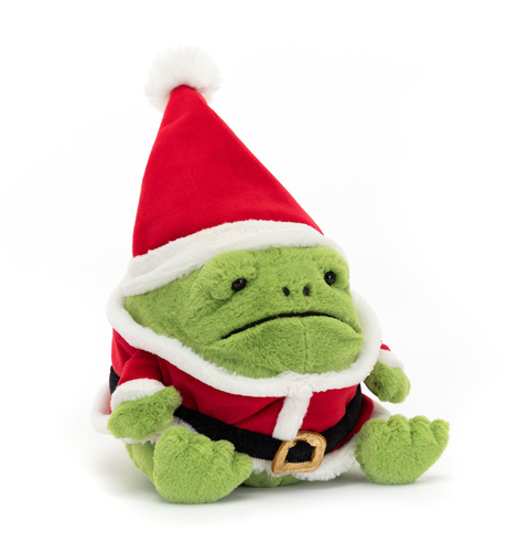 Jellycat Santa Ricky Rain Frog