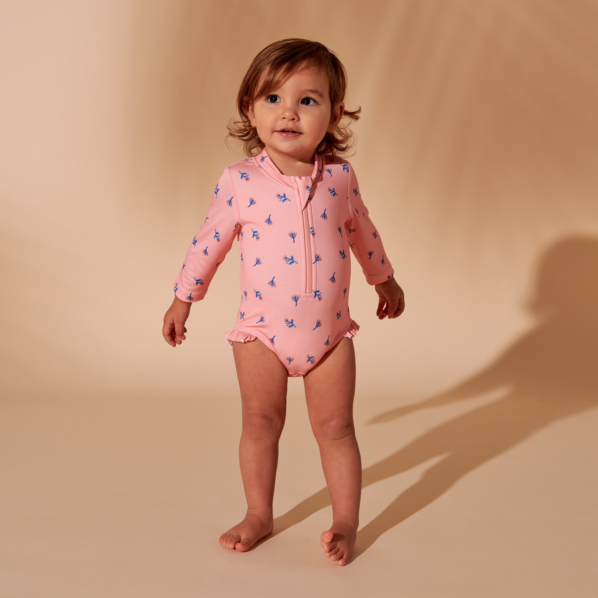 Wilson Frenchy Little Flower Long Sleeve Swimsuit CLOTHING