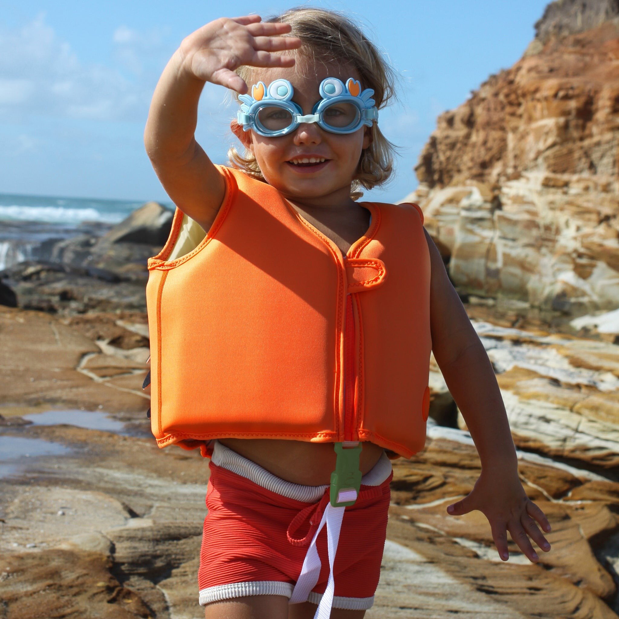 Boys hot sale orange vest