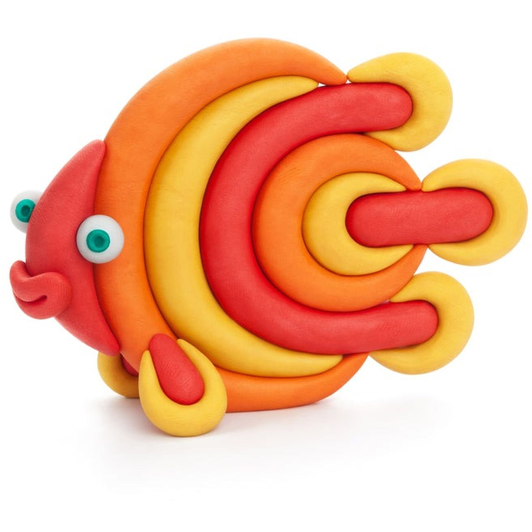 HEY CLAY - OCEAN (CLOWNFISH, DISCUS, FISH, EEL), 6 CANS – Logical Toys