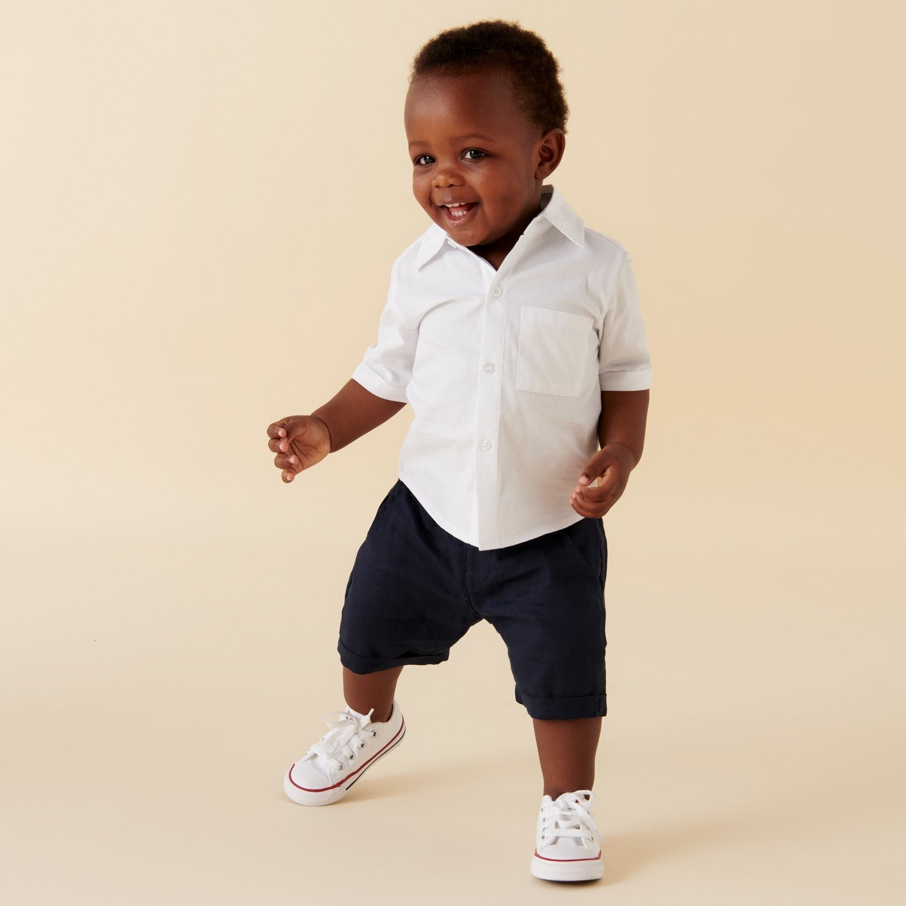 Linen shorts baby sales boy