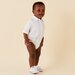 Designer Kidz Jackson S/S Formal Romper - White