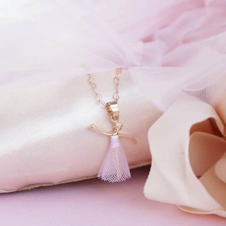 Kids 2025 ballerina necklace