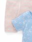 Purebaby 2Pk S/S Growsuit - Flower Patch