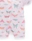 Purebaby 2Pk S/S Growsuit - Small Butterfly