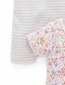 Purebaby 2Pk S/S Growsuit - Violet African Daisy