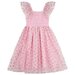 Designer Kidz From the Heart Tulle Dress - Pink