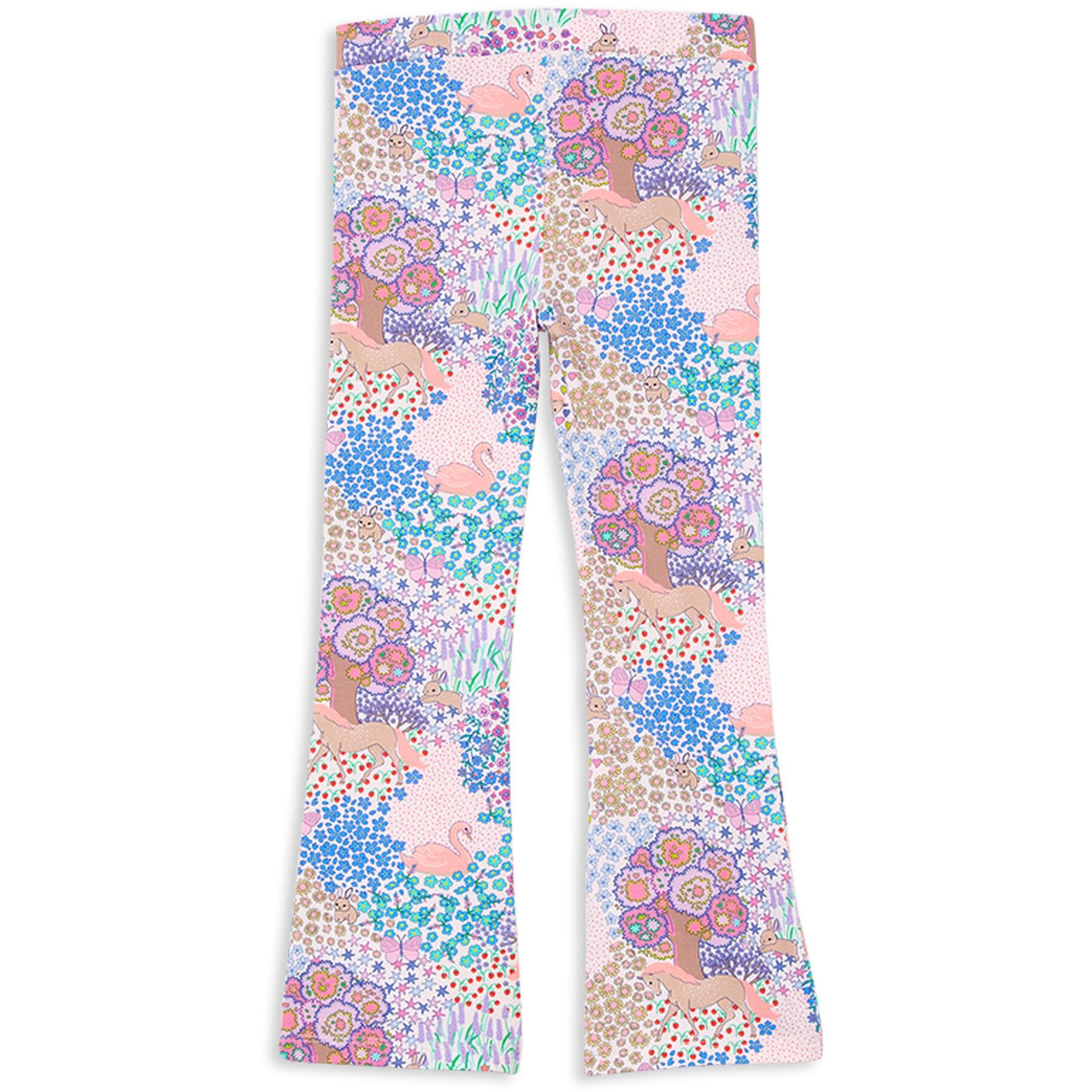 Milky Patchwork Flared Legging - Multi - CLOTHING-BABY-Baby Pants