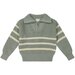 Jamie Kay Jack Zip Jumper - Lenny Stripe Pond