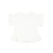 Jamie Kay Pima Cotton Courtney Ruffle Top - Egret