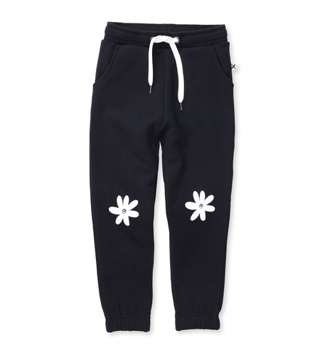 Minti Daisy Furry Trackies - Black