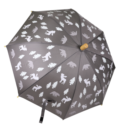 Korango Bear Colour Change Umbrella - Charcoal