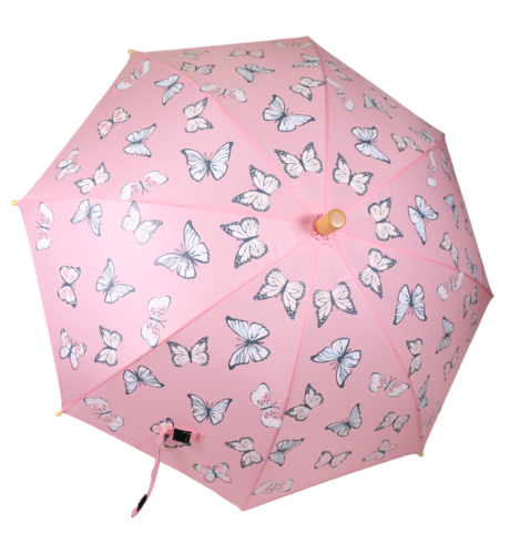 Korango Butterfly Colour Change Umbrella - Fairytale Pink